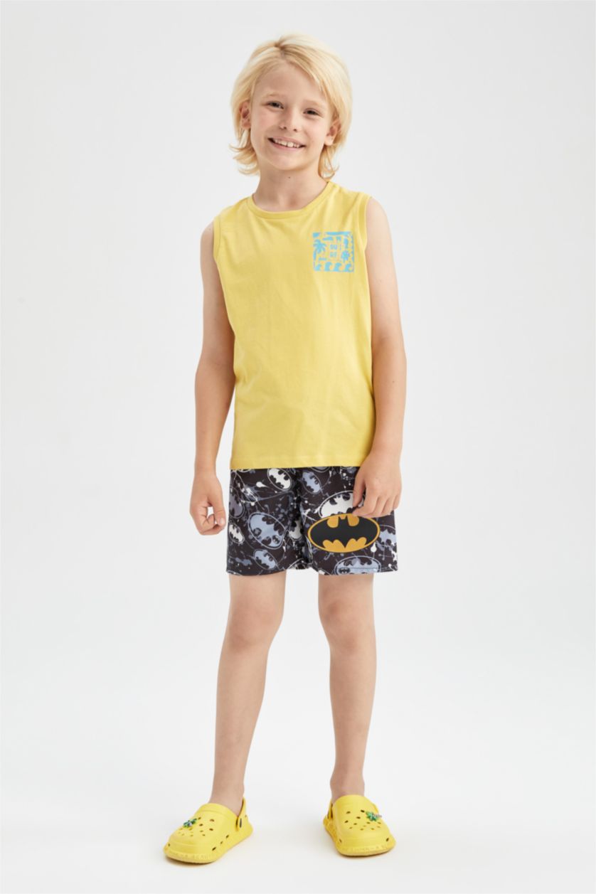 GARÇONS Noir Short de bain sous licence Batman pour garçon