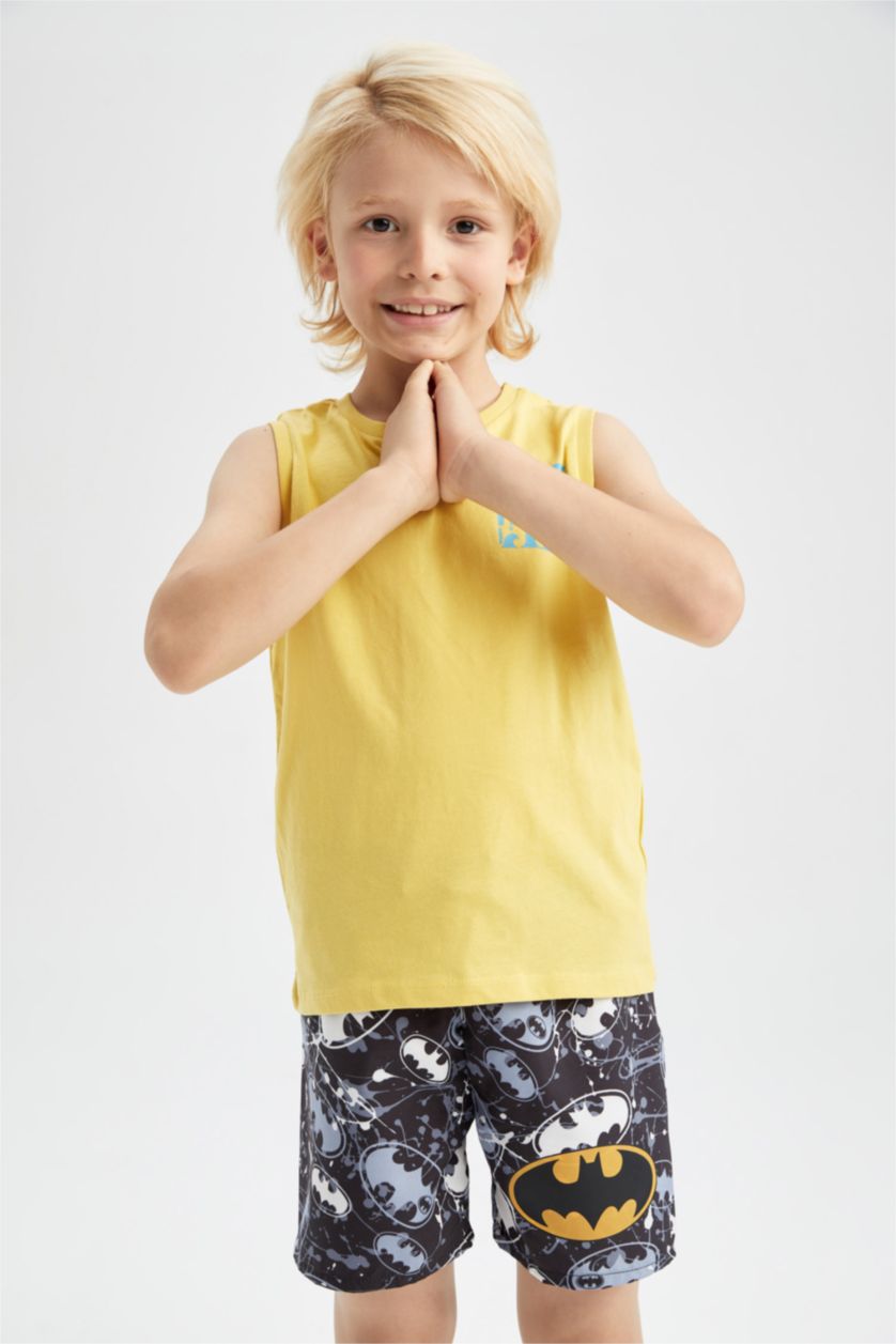 GARÇONS Noir Short de bain sous licence Batman pour garçon