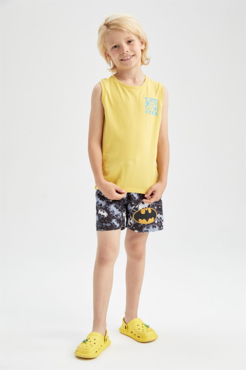 GARÇONS Noir Short de bain sous licence Batman pour garçon