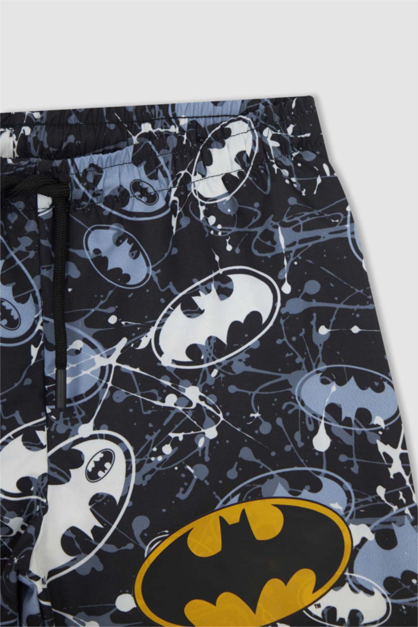 GARÇONS Noir Short de bain sous licence Batman pour garçon