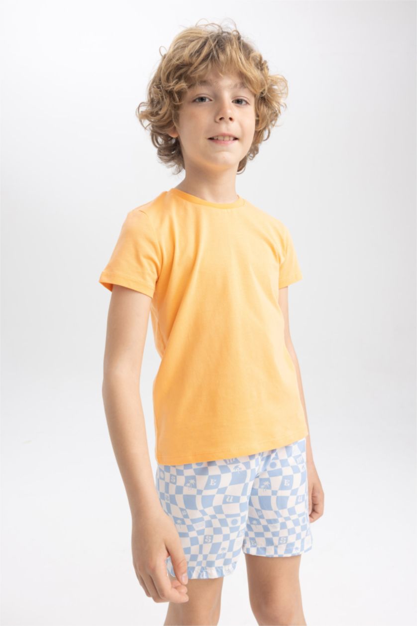 GARÇONS Blanc Short de bain à motif Defacto Fit pour garçon