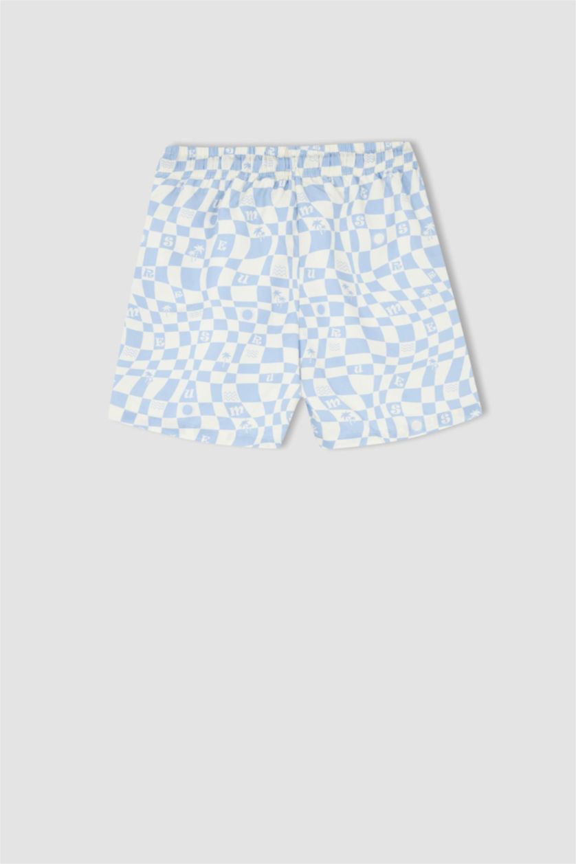 GARÇONS Blanc Short de bain à motif Defacto Fit pour garçon