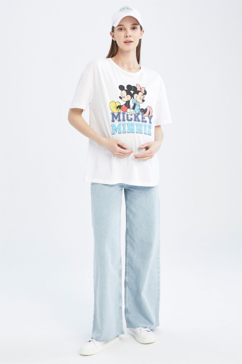 WOMAN White Regular Fit Short Sleeve Top