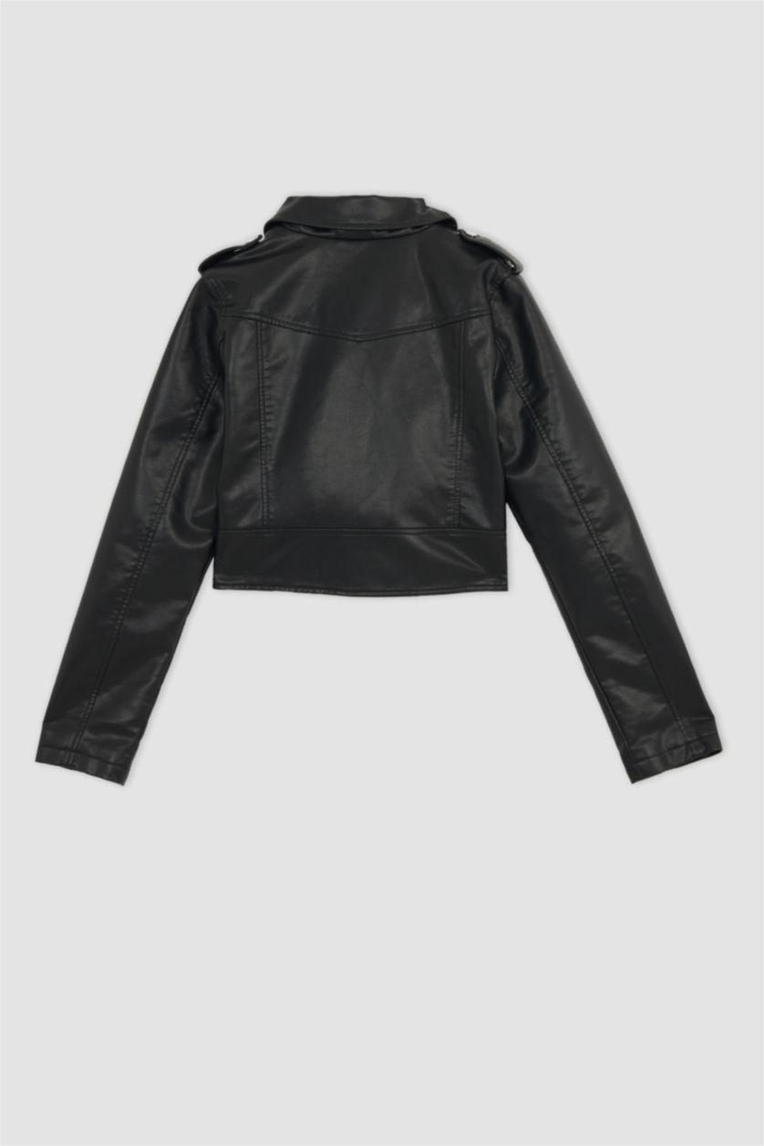 FEMME Noir Faux Leather Jacket