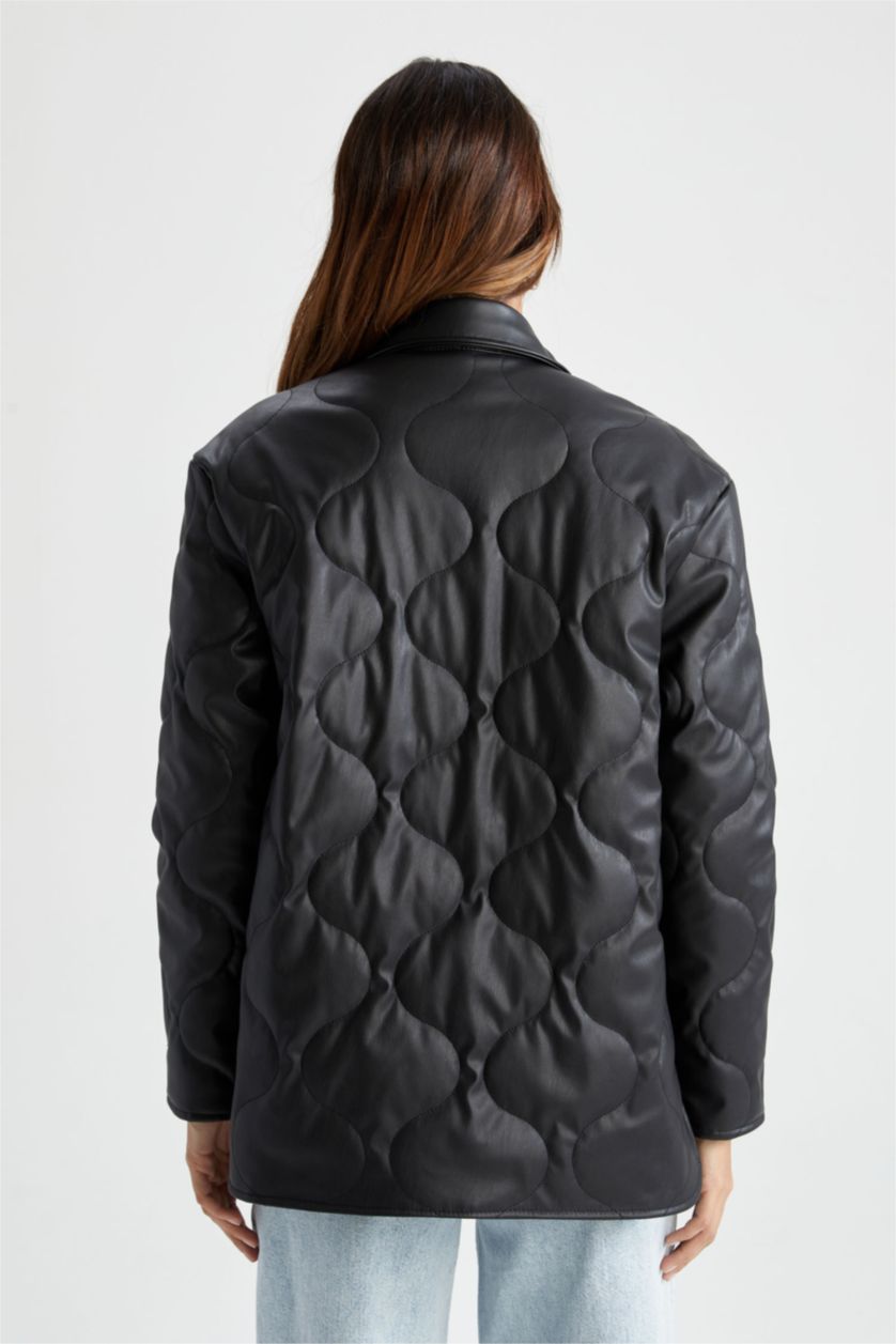FEMME Noir Faux Leather Jacket