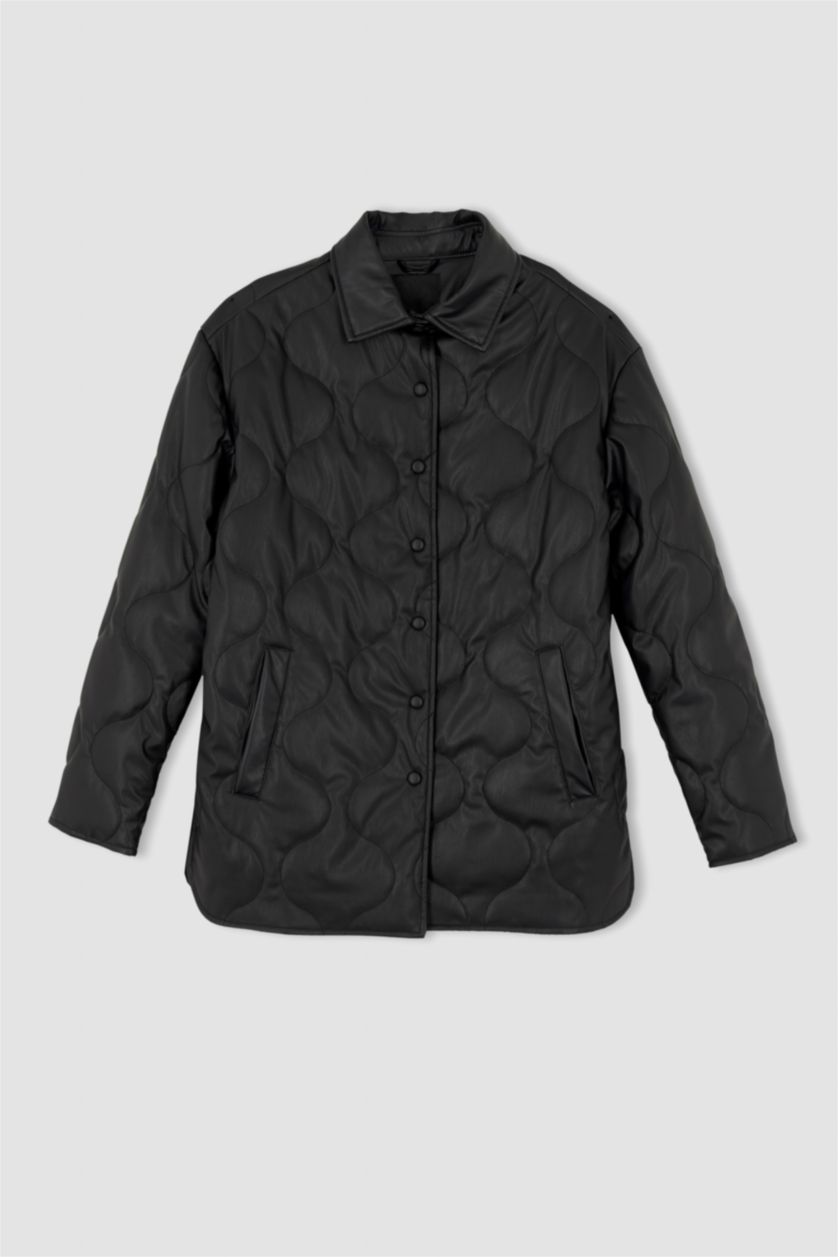 FEMME Noir Faux Leather Jacket