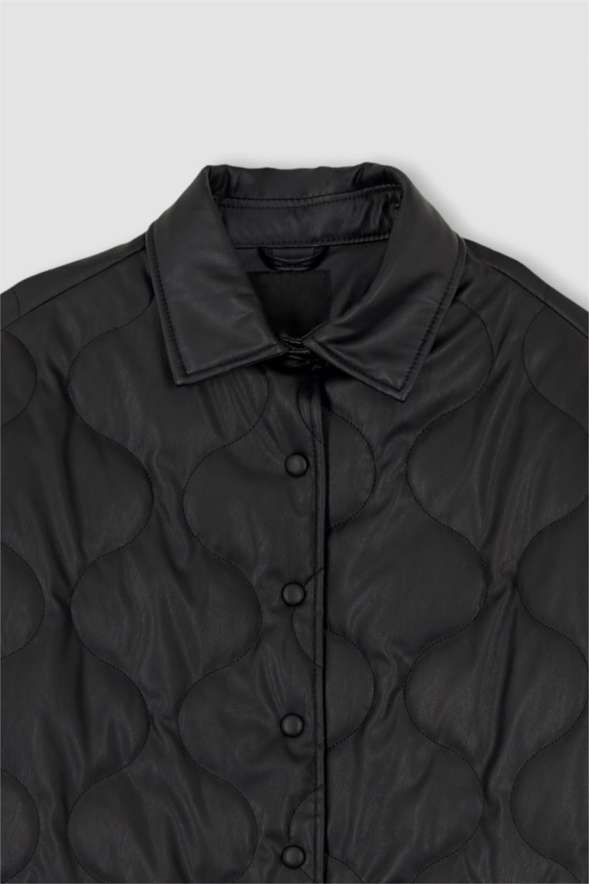 FEMME Noir Faux Leather Jacket