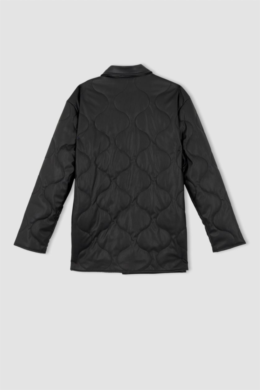 FEMME Noir Faux Leather Jacket