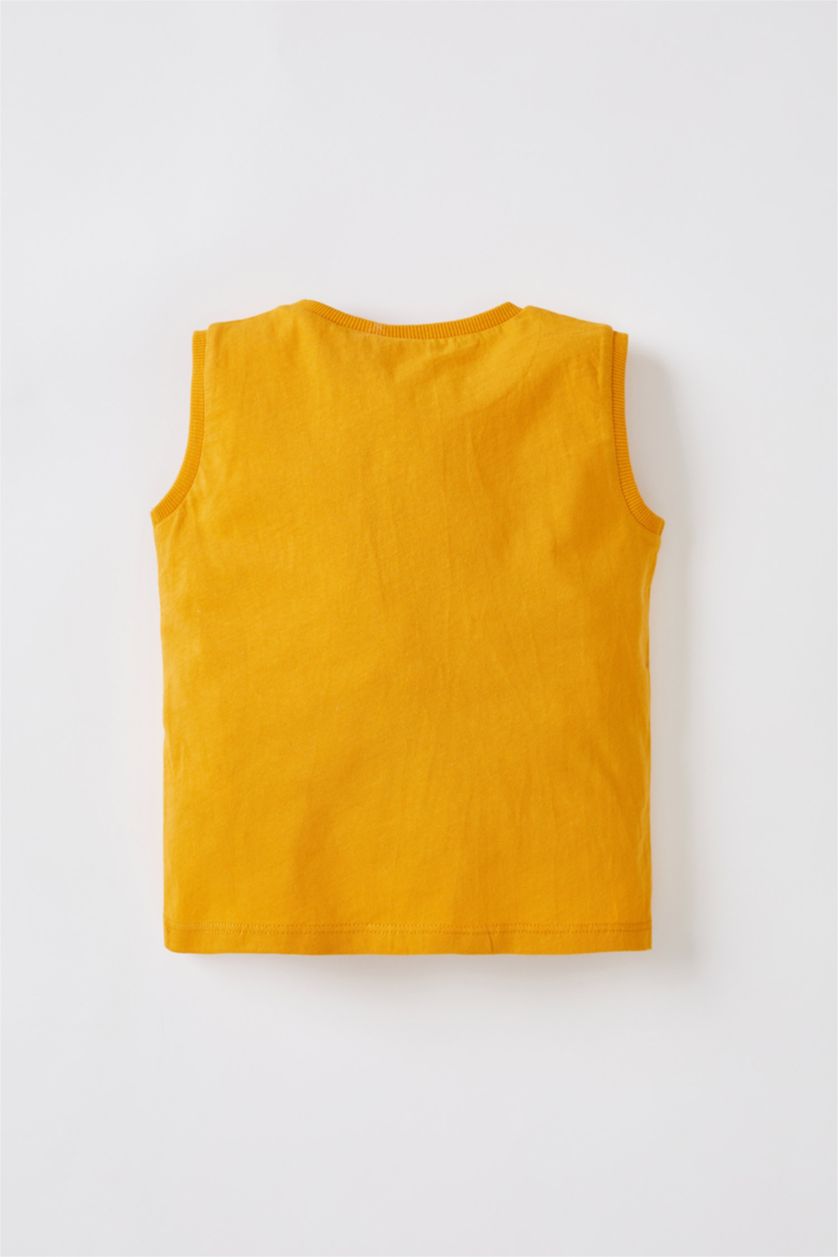 BÉBÉ GARÇON Jaune Débardeur Snoopy à col rond et coupe régulière pour bébé garçon