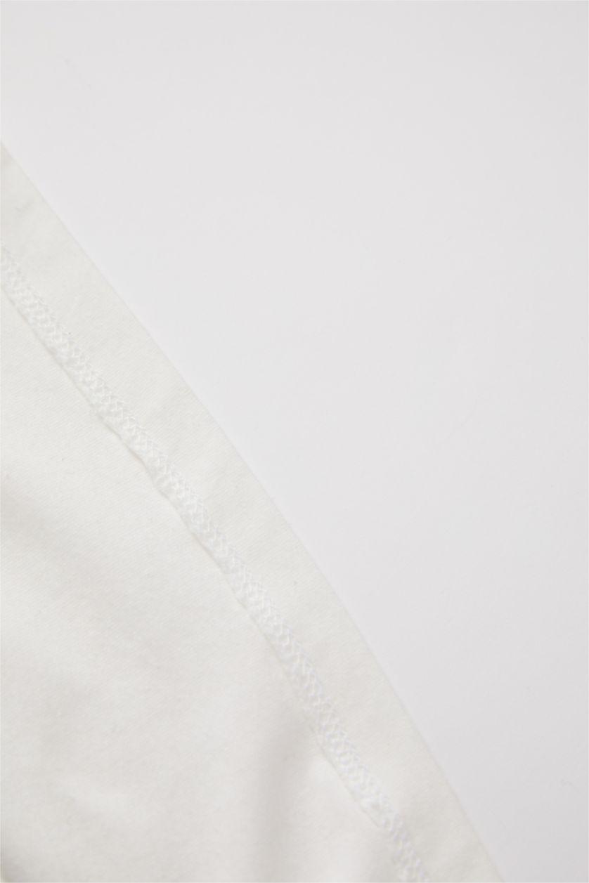 BABY BOY Ecru Baby Boy Snoopy Long Sleeved T-Shirt Pants 2-Pack Set