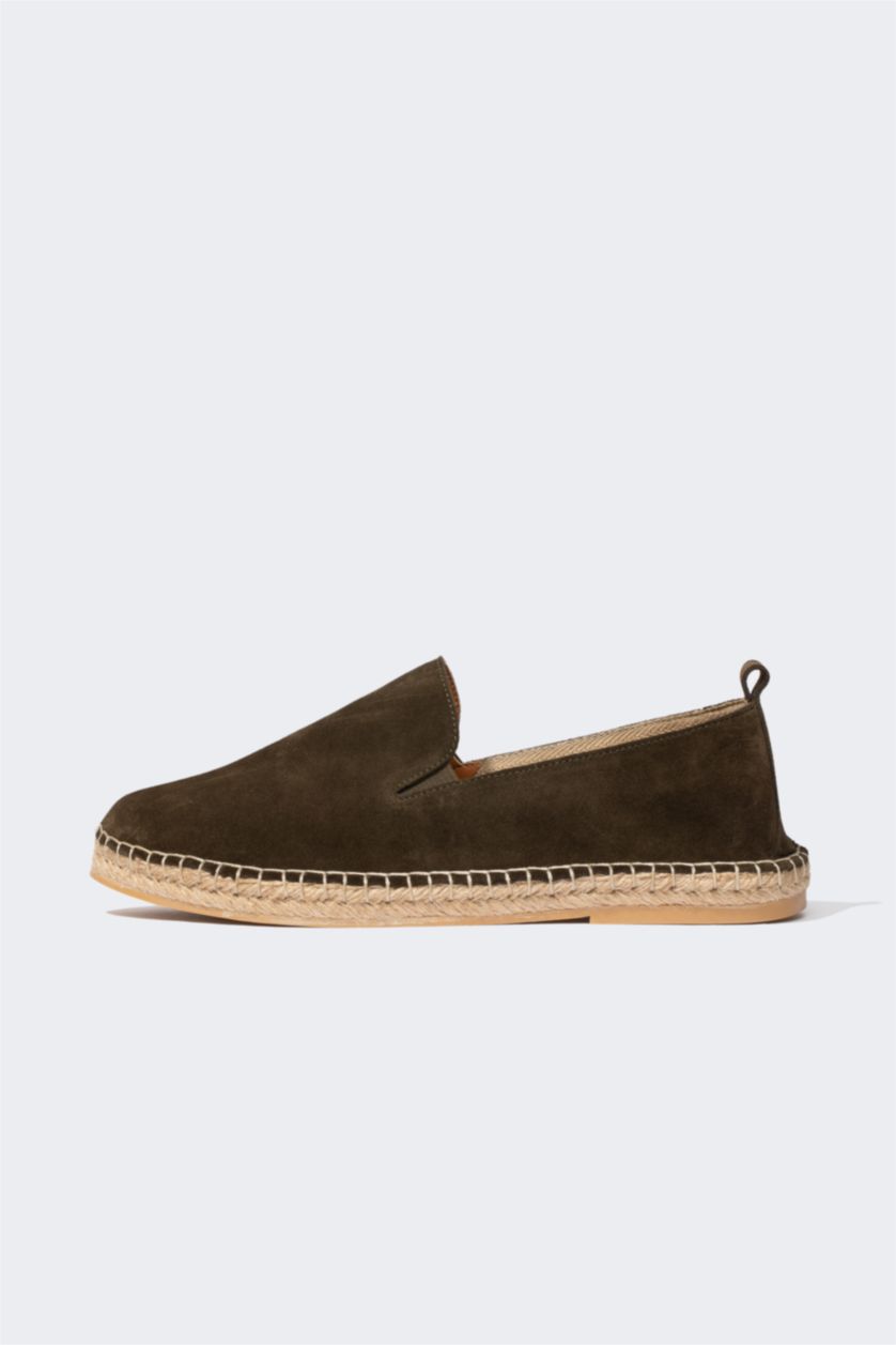 رجال كاكي حذاء يومي رجالي جلد