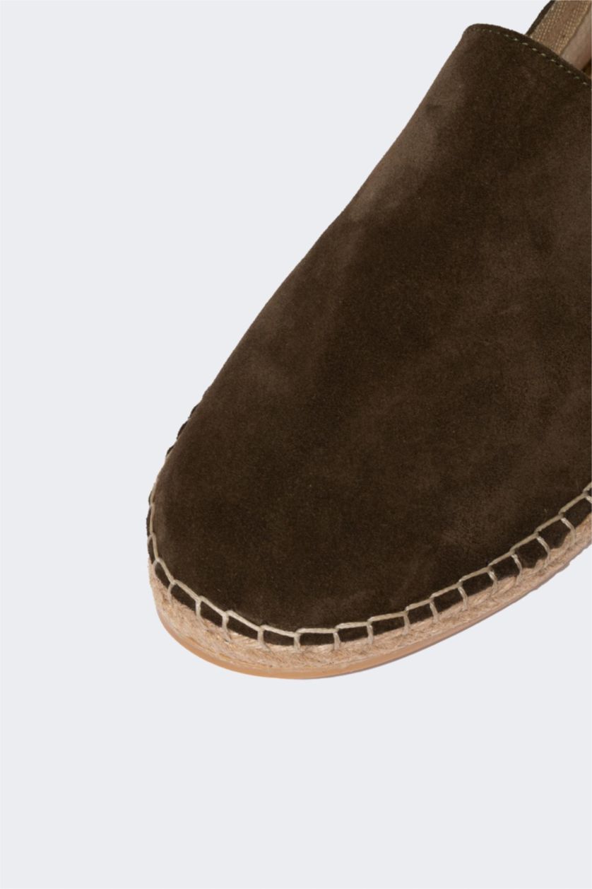 رجال كاكي حذاء يومي رجالي جلد