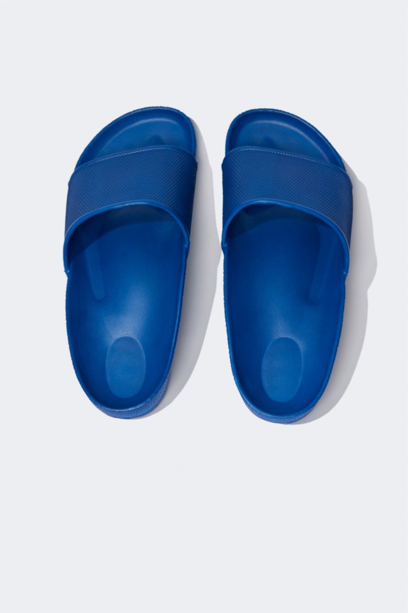 MAN Dark Blue Basic Slippers