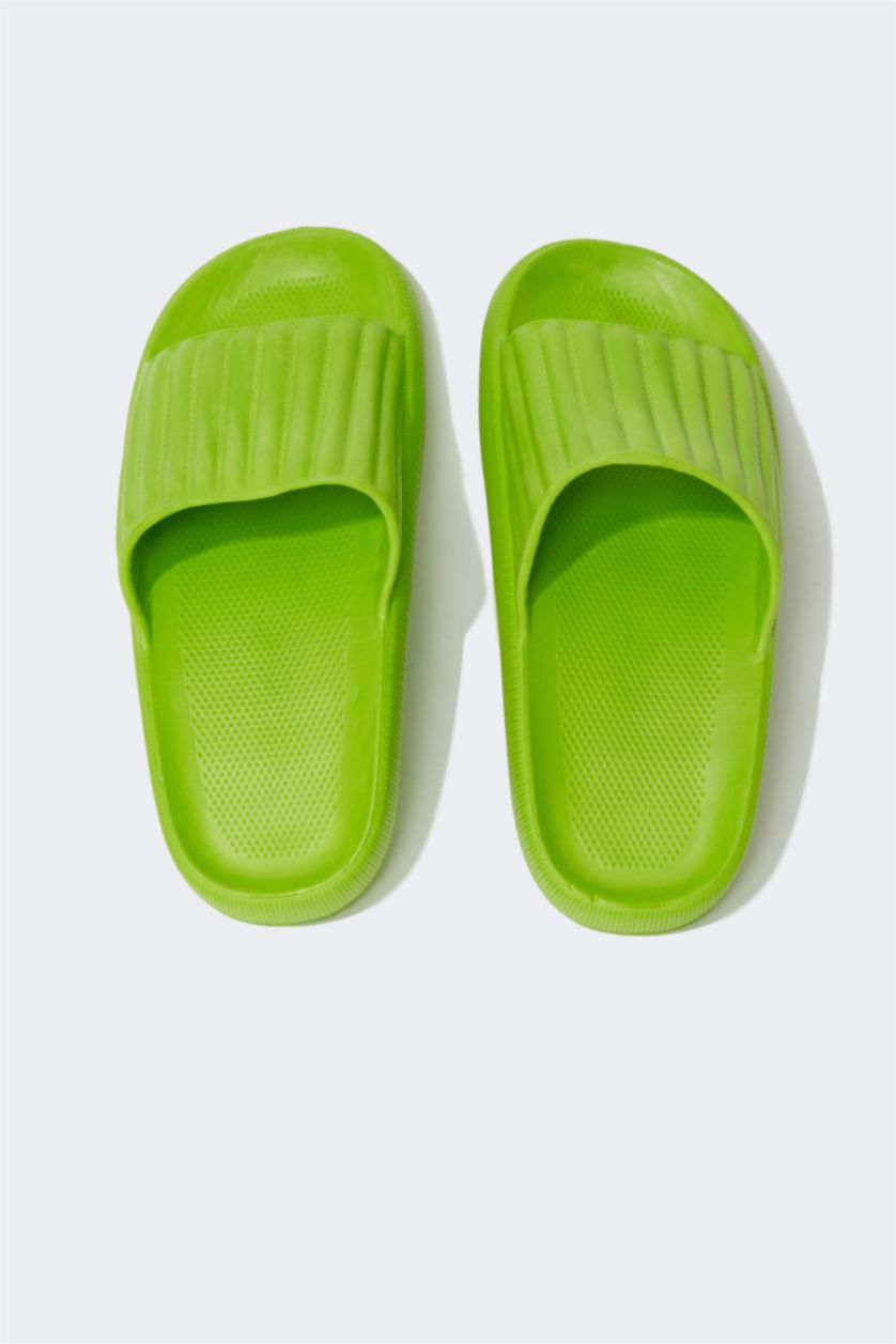 FEMME Vert Pantoufles à une bride Eva pour femmes