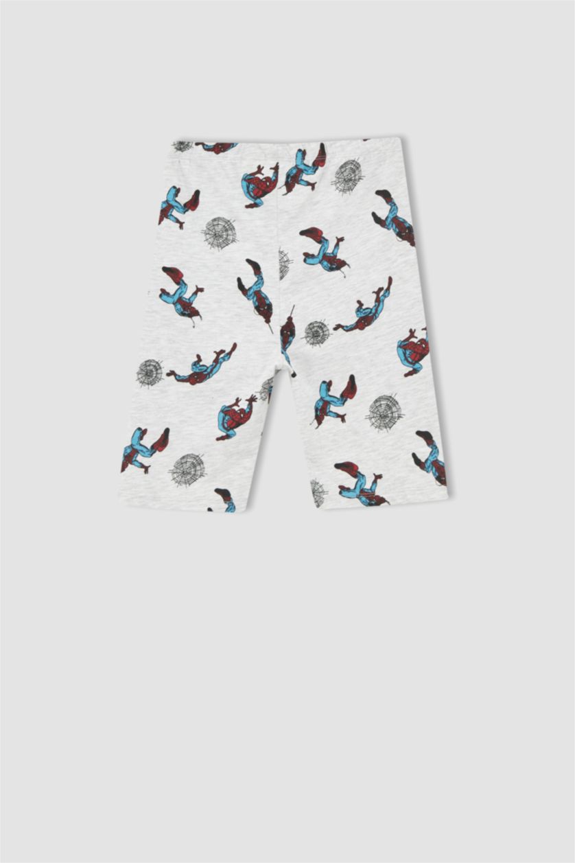 Мальчики и подростки Светло-серый меланж Пижама Marvel из хлопка для мальчиков