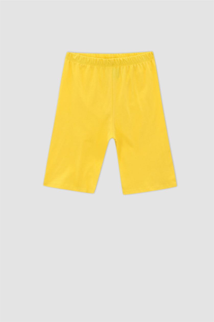 Erkek Çocuk - Genç Erkek Optik Gri Melanj Erkek Çocuk İş Makinası Desenli Kısa Kollu Pamuklu Pijama Takım