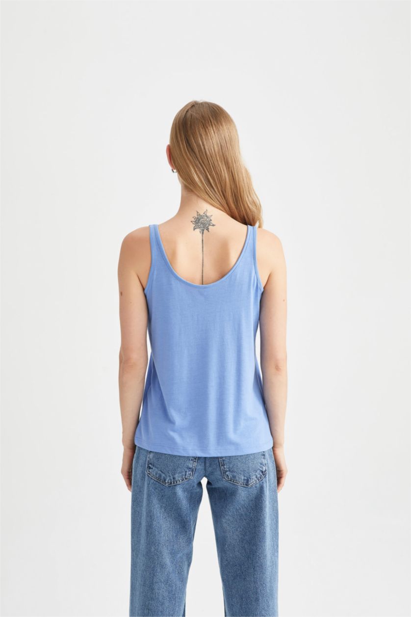 FEMME Bleu Coupe Régulière