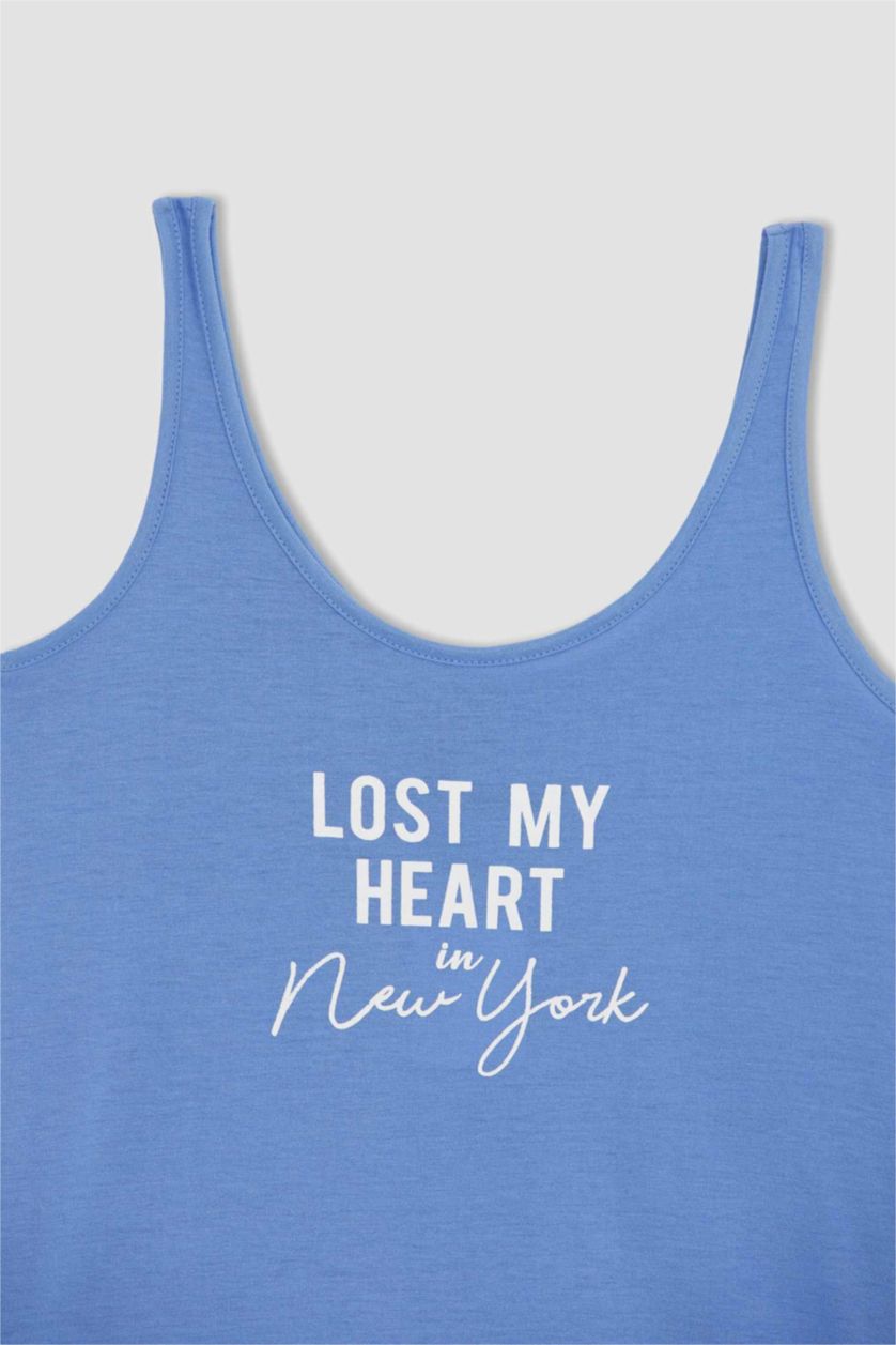 FEMME Bleu Coupe Régulière