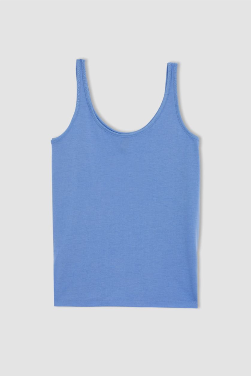 FEMME Bleu Coupe Régulière