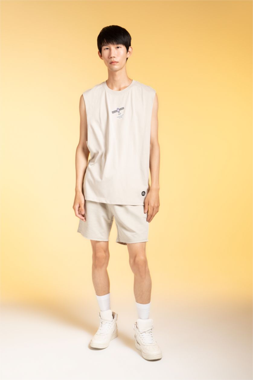 MAN Stone Slim Fit Thin Sweatshirt Fabric