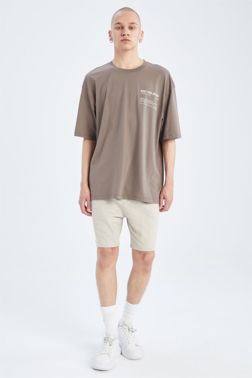 MAN Stone Slim Fit Thin Sweatshirt Fabric