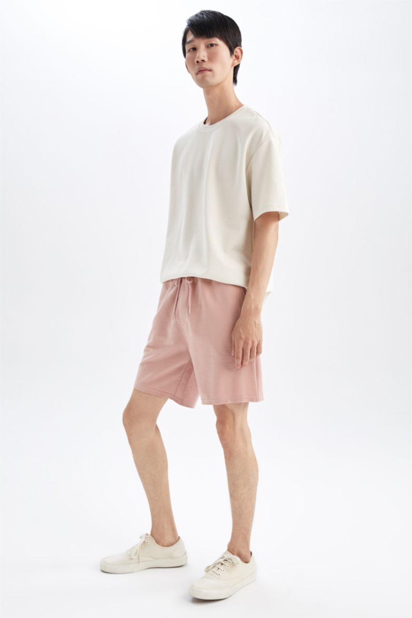 MAN Powder Slim Fit Cropped Hem Shorts
