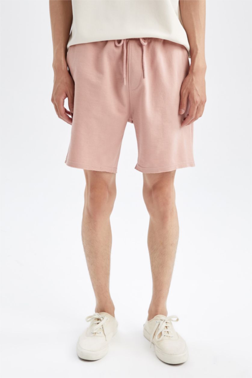 MAN Powder Slim Fit Cropped Hem Shorts