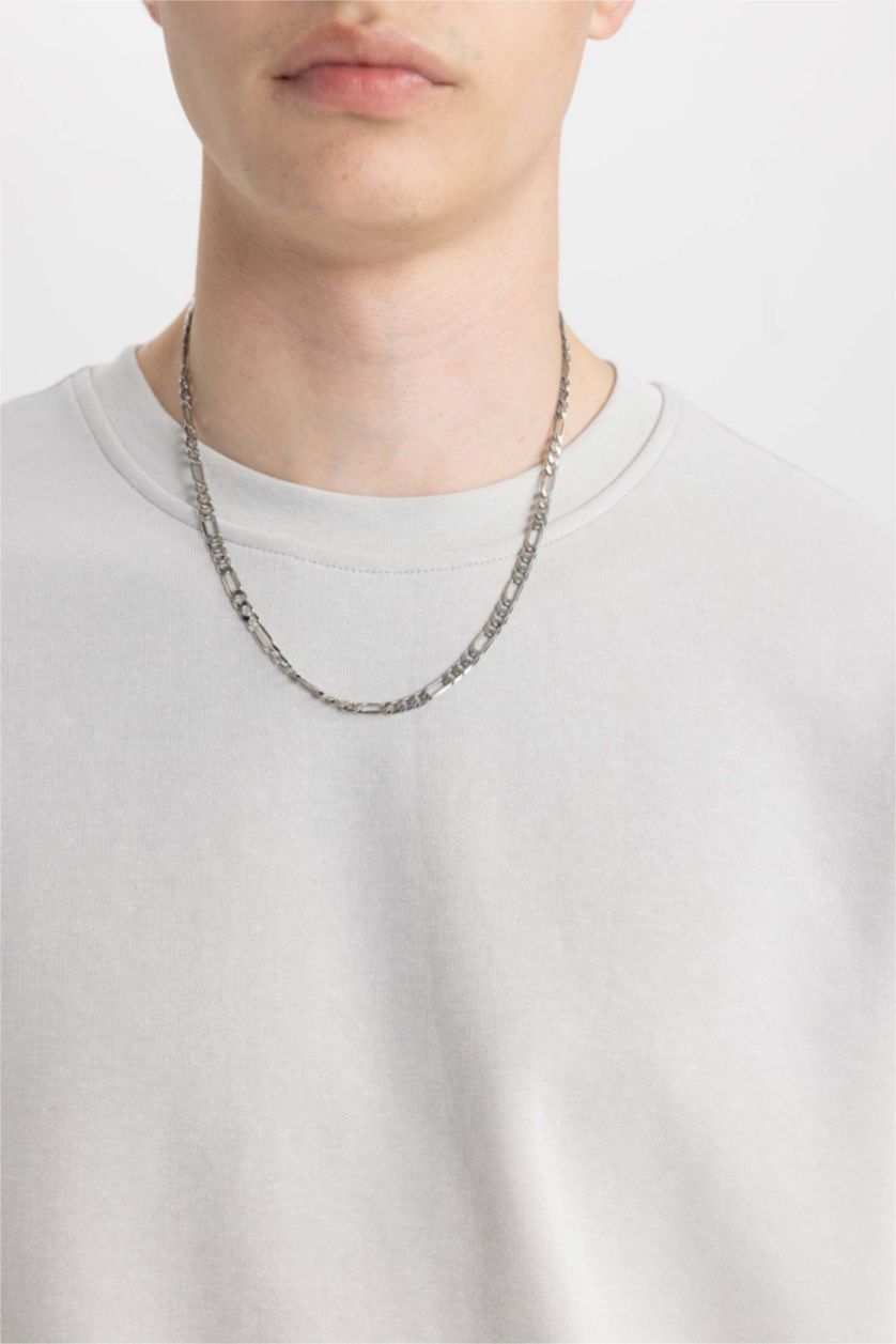 MAN Light Grey Oversize Fit Short Sleeve T-Shirt