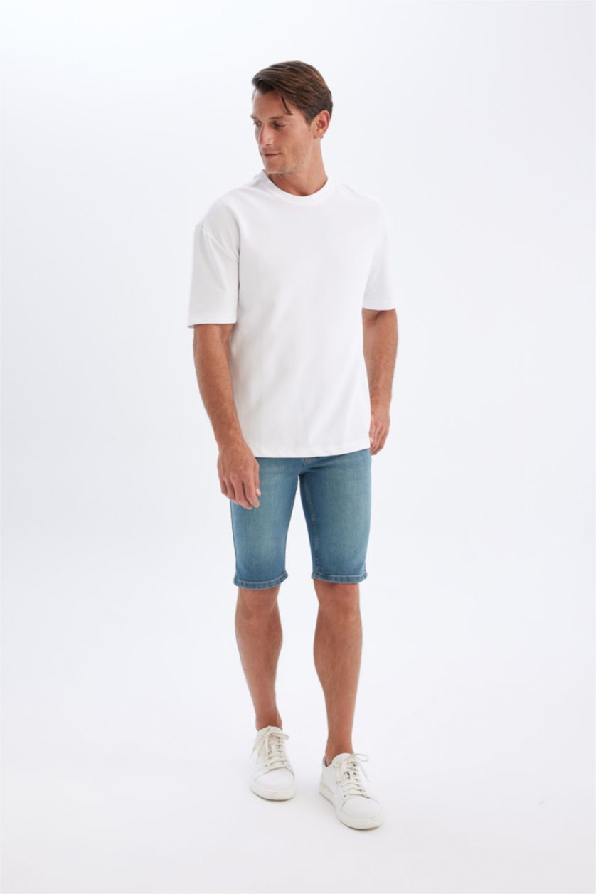 MAN White Oversize Fit Short Sleeve T-Shirt