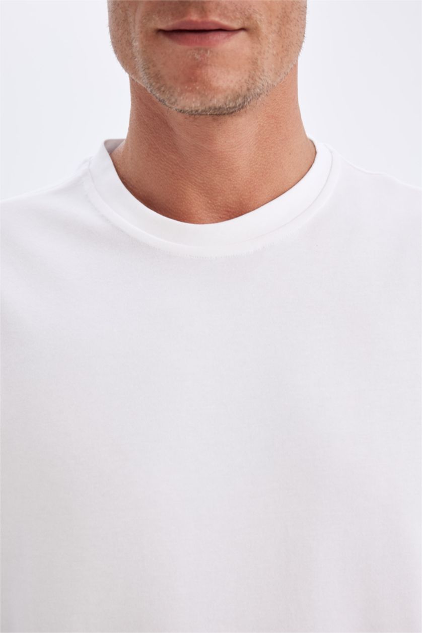 MAN White Oversize Fit Short Sleeve T-Shirt