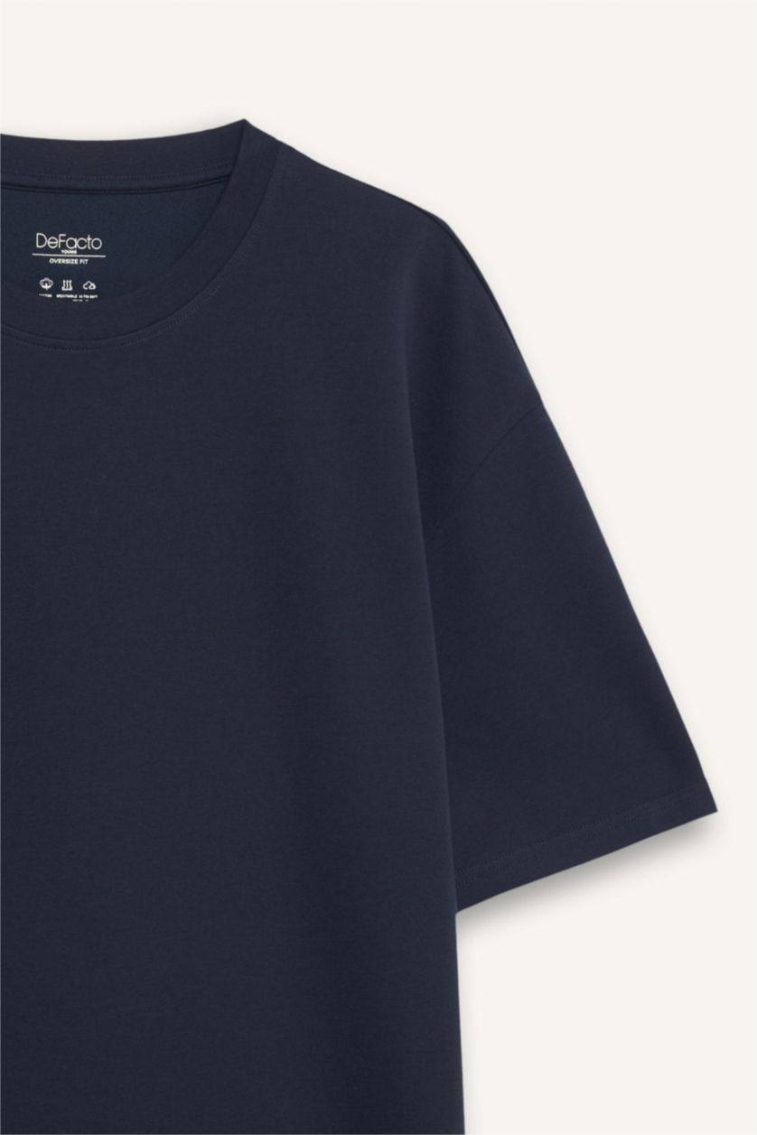 HOMME Marin T-shirt oversize en tissu respirant