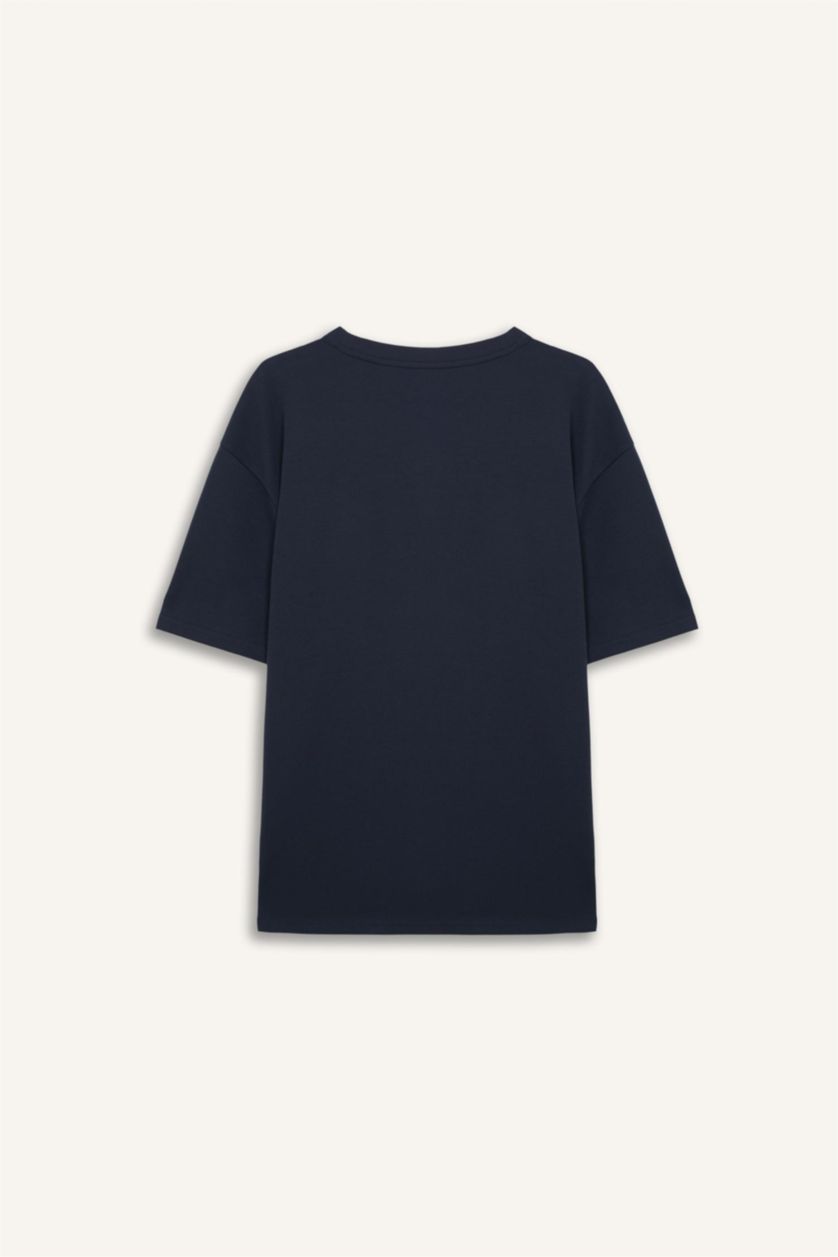 HOMME Marin T-shirt oversize en tissu respirant