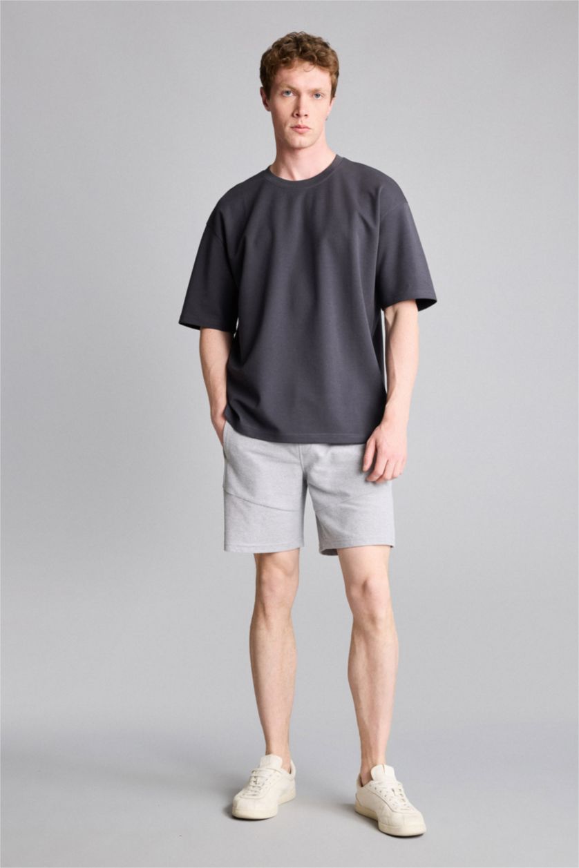 رجال أنثرا Oversize Crew Neck Short Sleeve T-Shirt