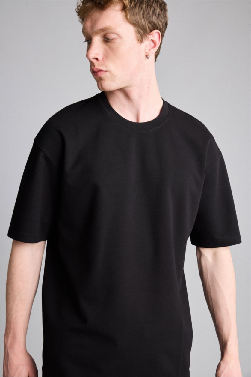 Men Black Short Sleeve T-Shirt