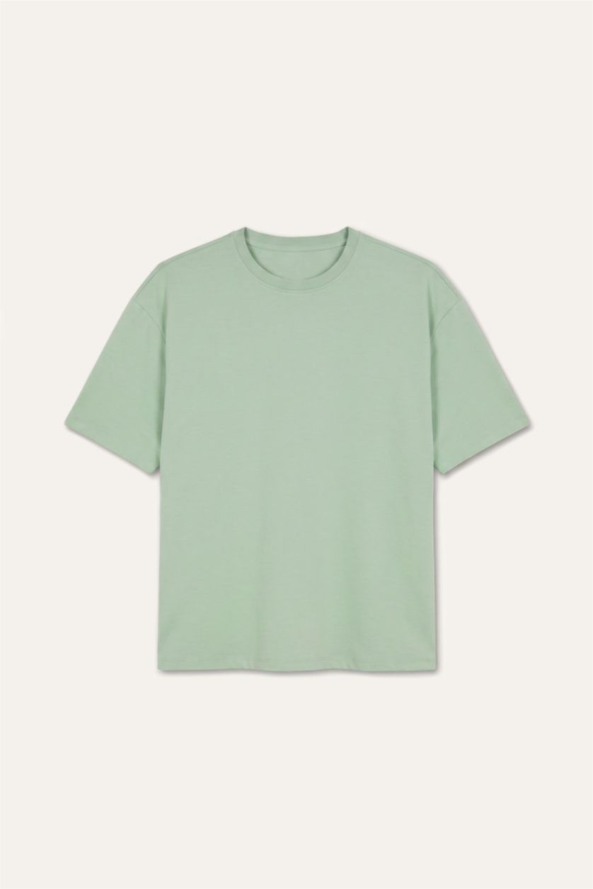 Men Mint Short Sleeve T-Shirt