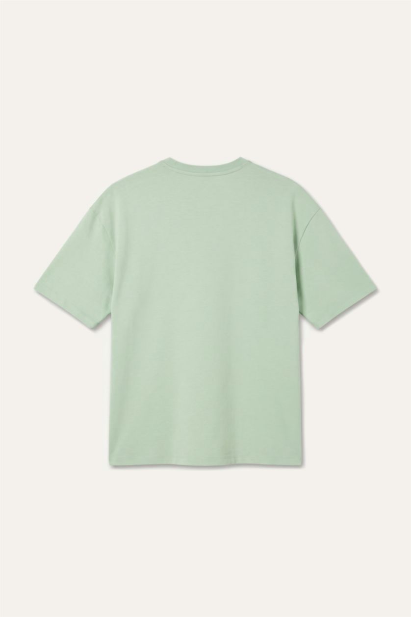 Men Mint Short Sleeve T-Shirt