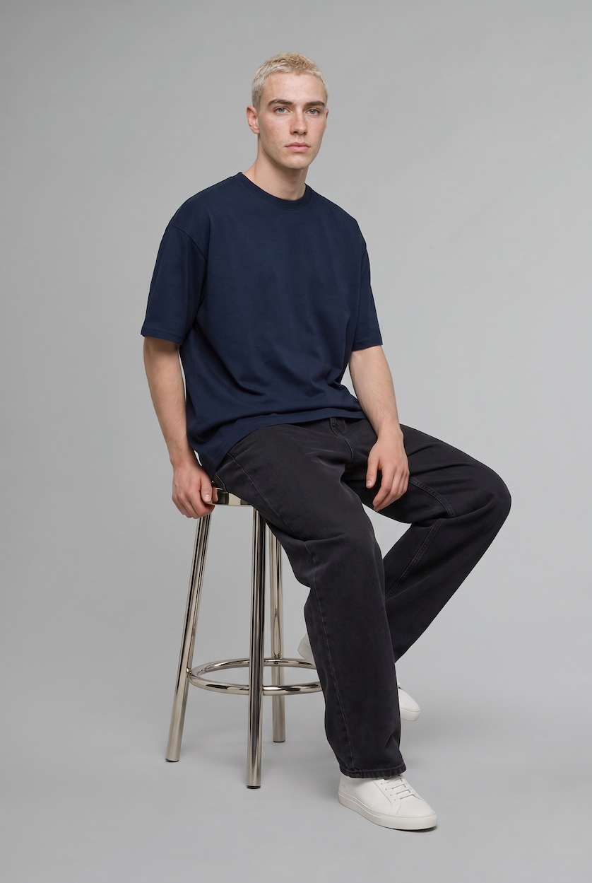 Men NAVY Short Sleeve T-Shirt