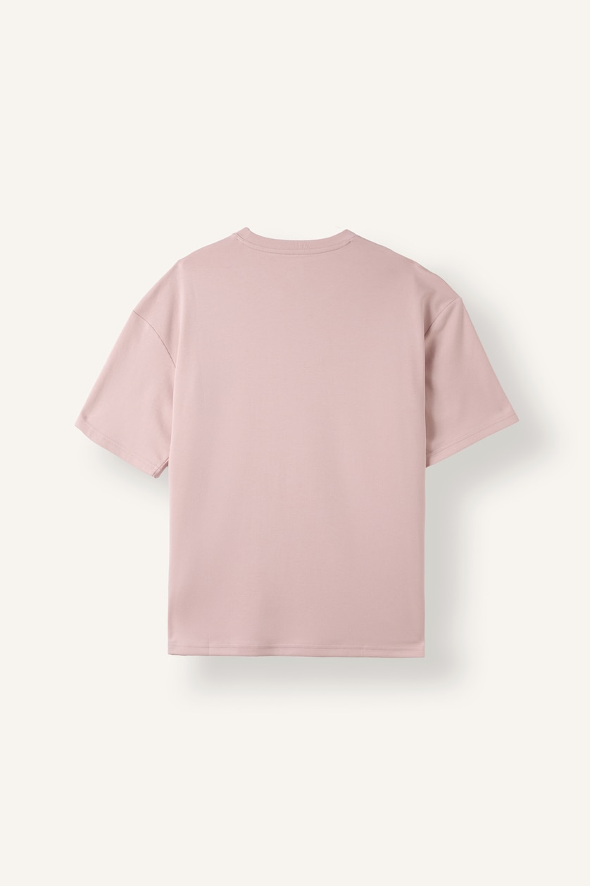 Men Lilac Short Sleeve T-Shirt