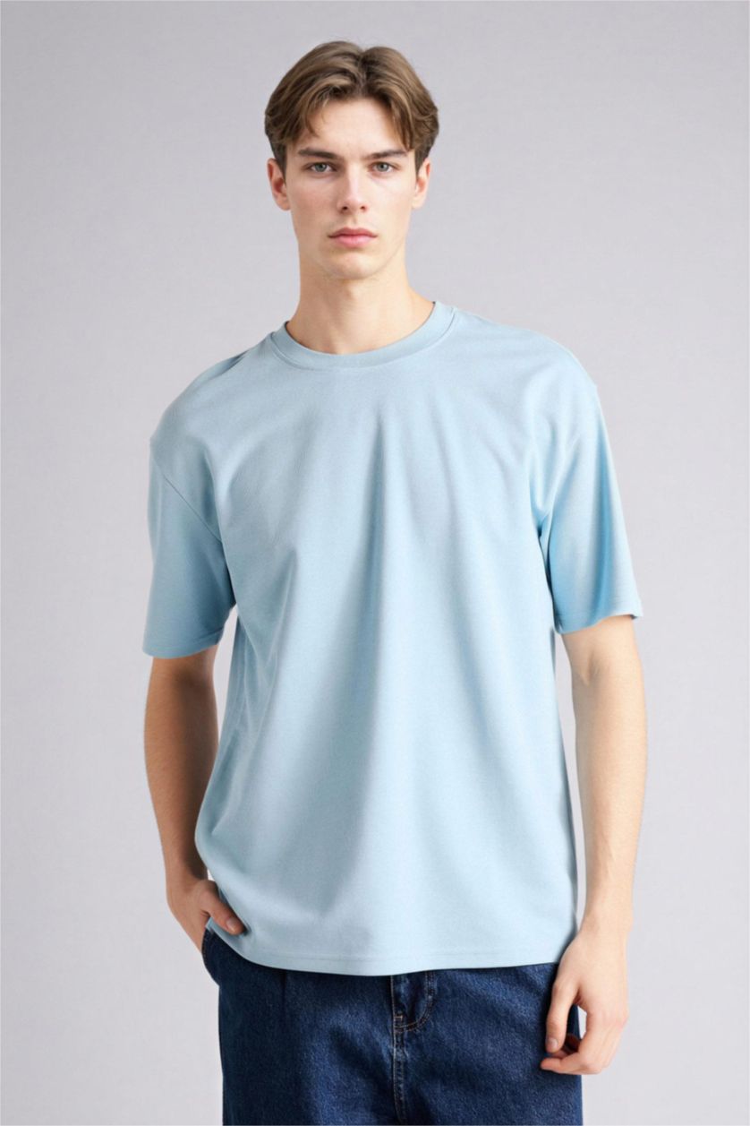 Ерлер Көк Man Short Sleeve T-Shirt