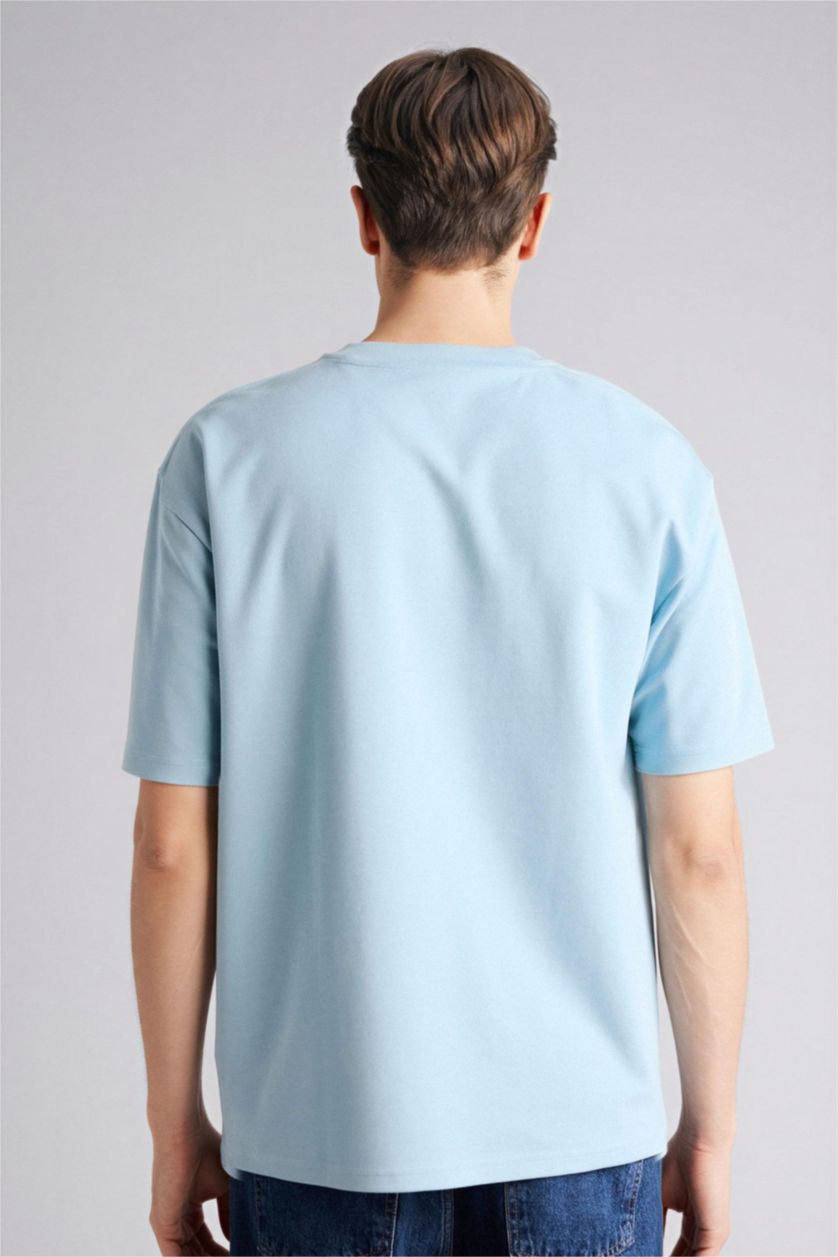 Ерлер Көк Man Short Sleeve T-Shirt