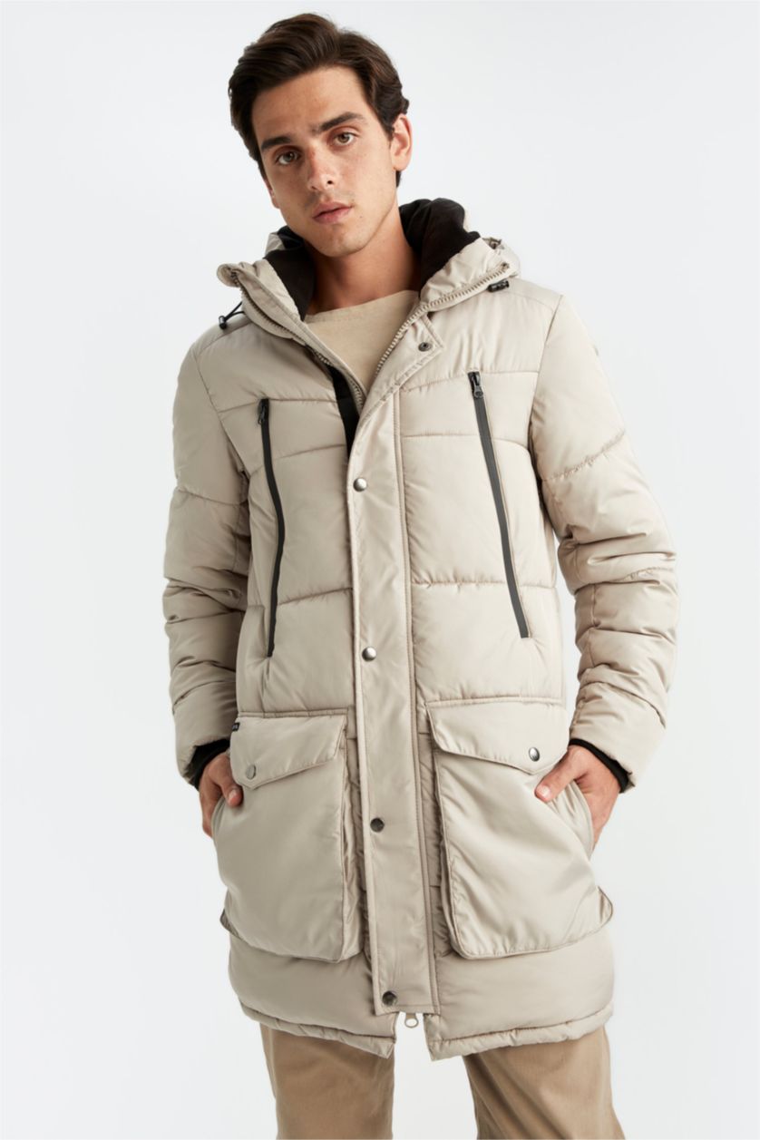Мужчины Бежевый Coat