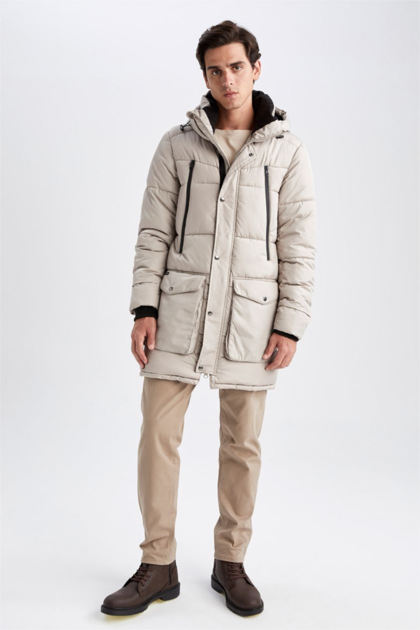 Мужчины Бежевый Coat