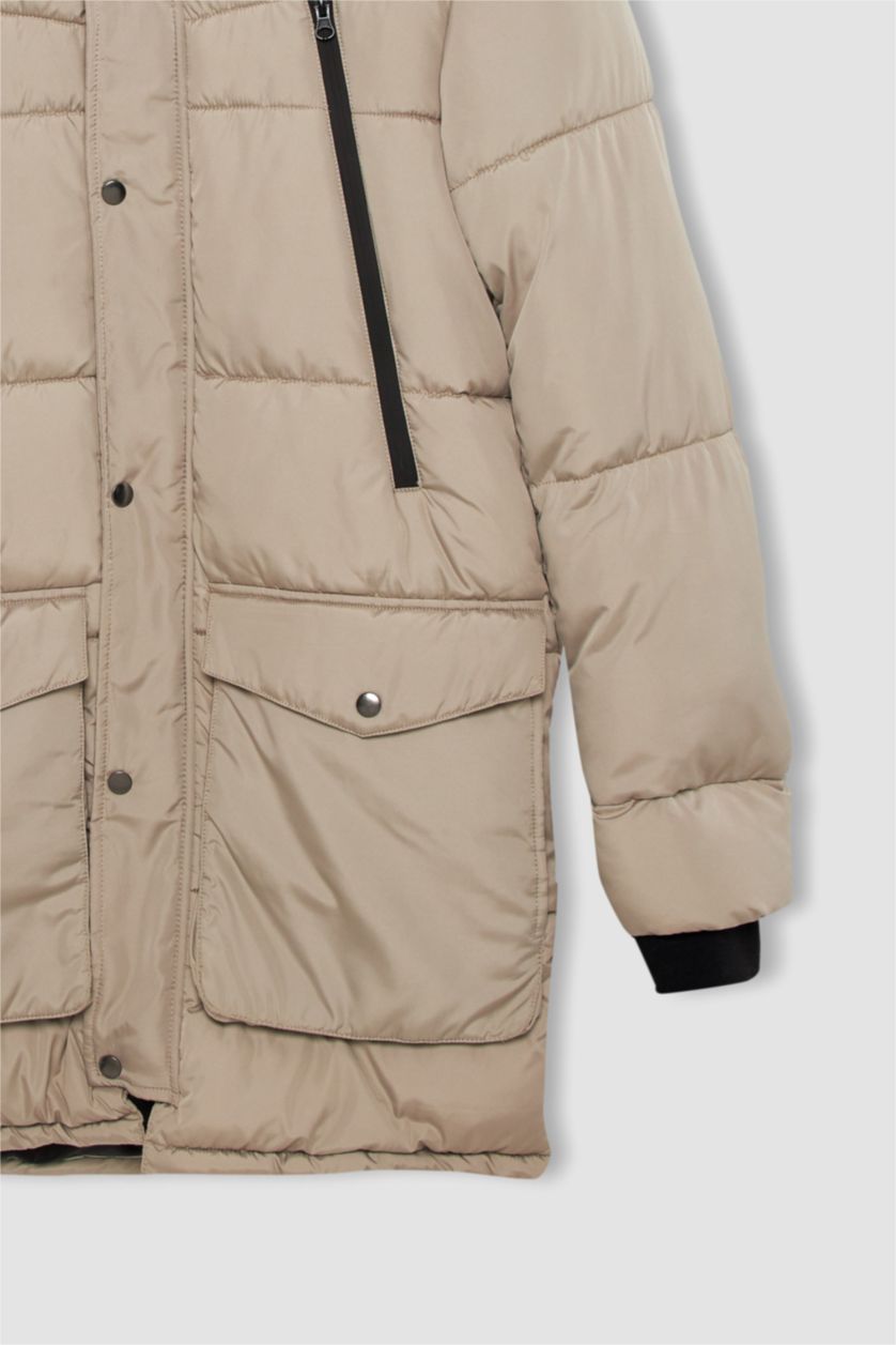 Мужчины Бежевый Coat