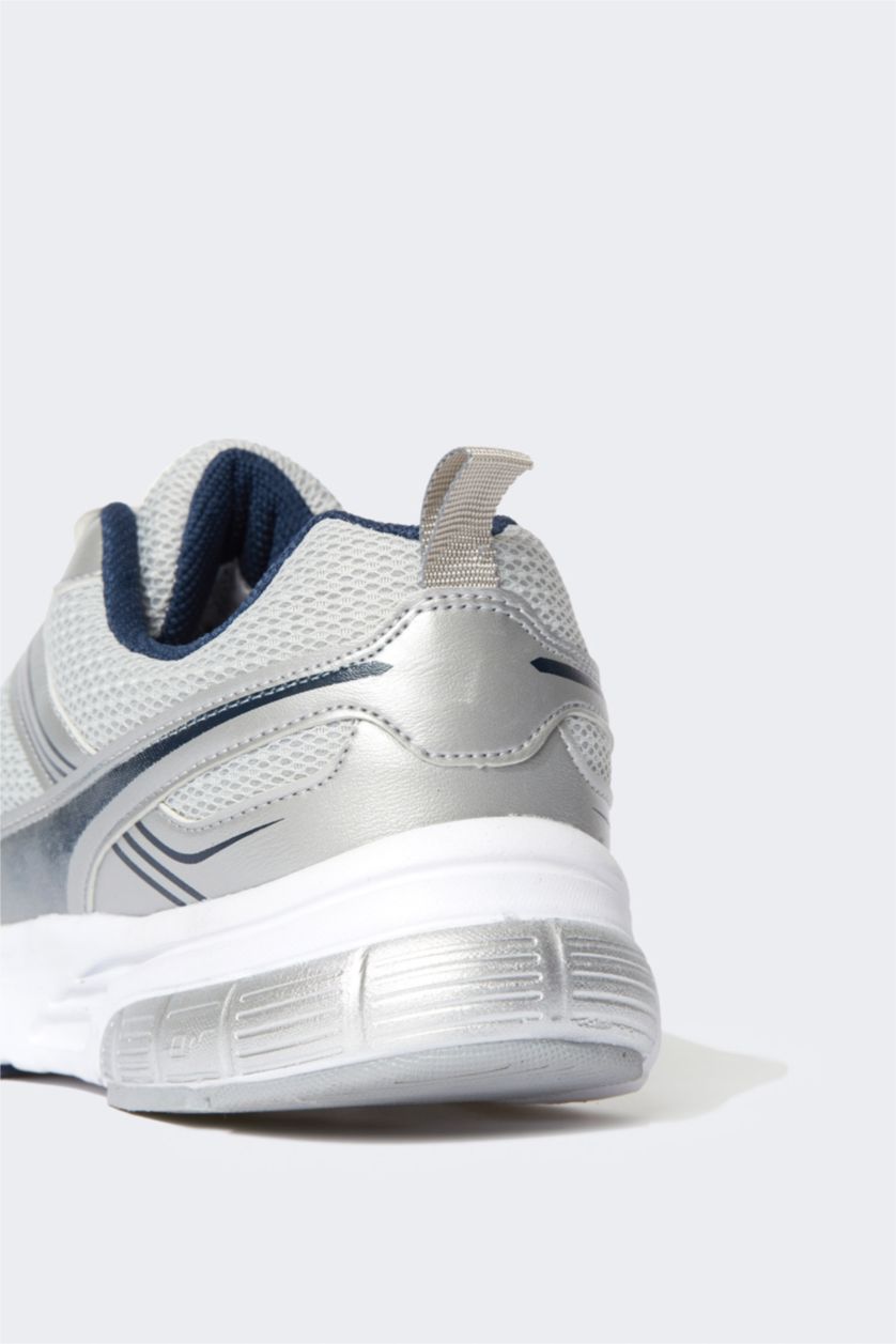 Erkek Gri Erkek Yüksek Taban Bağcıklı Spor Ayakkabı