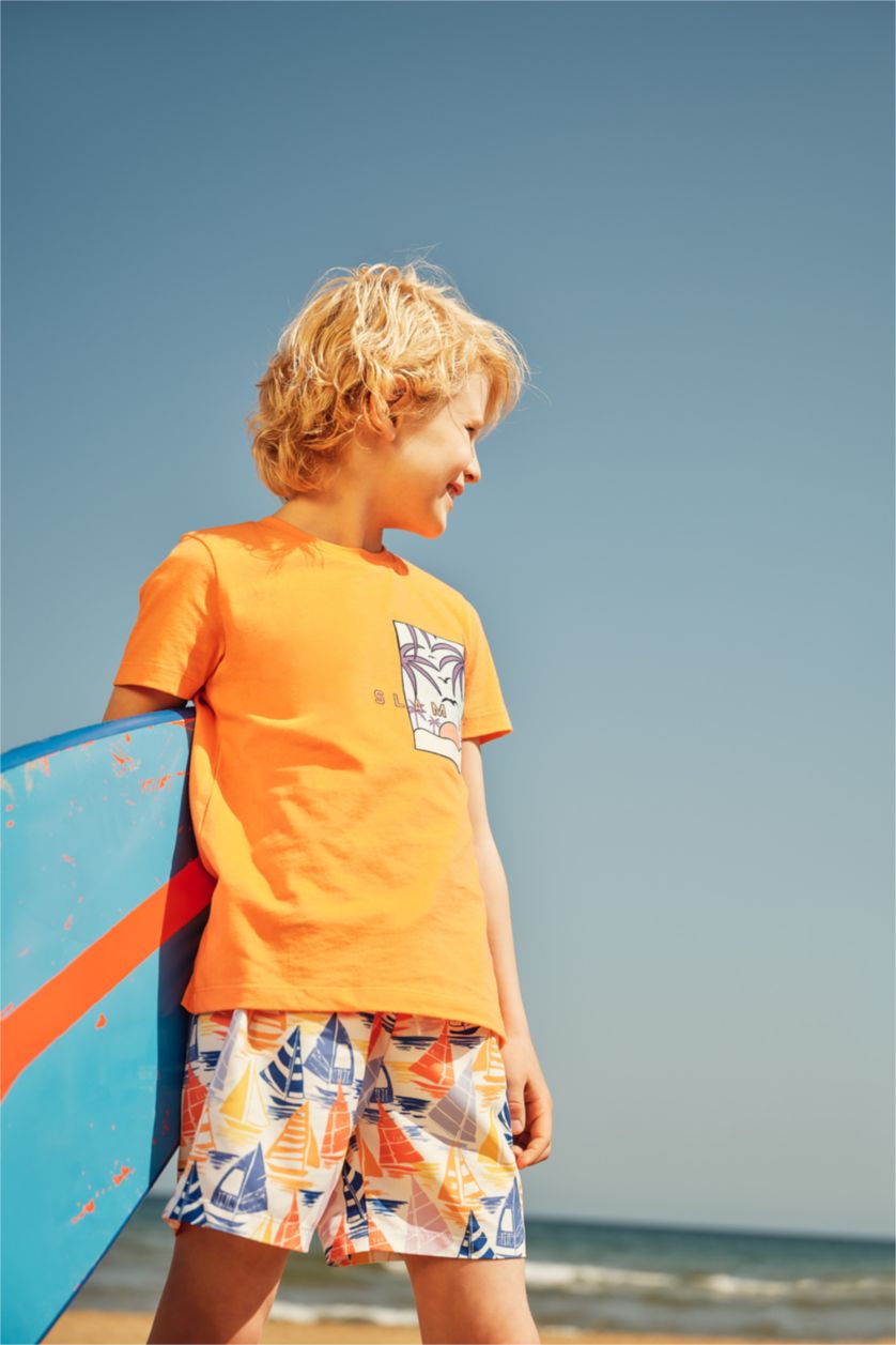 GARÇONS Blanc Short de bain Garçon