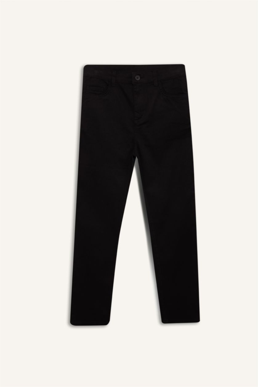 BOYS & TEENS Black بنطلون جبردين قصة عادية