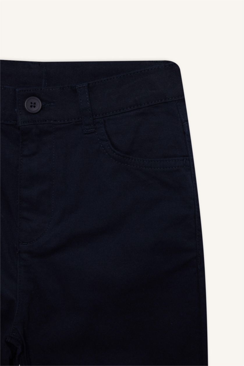 BOYS & TEENS NAVY بنطلون جبردين قصة عادية
