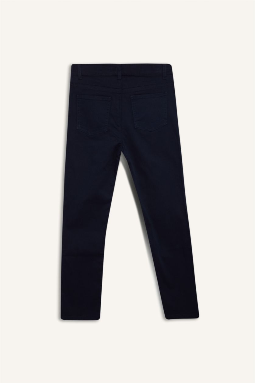 BOYS & TEENS NAVY بنطلون جبردين قصة عادية