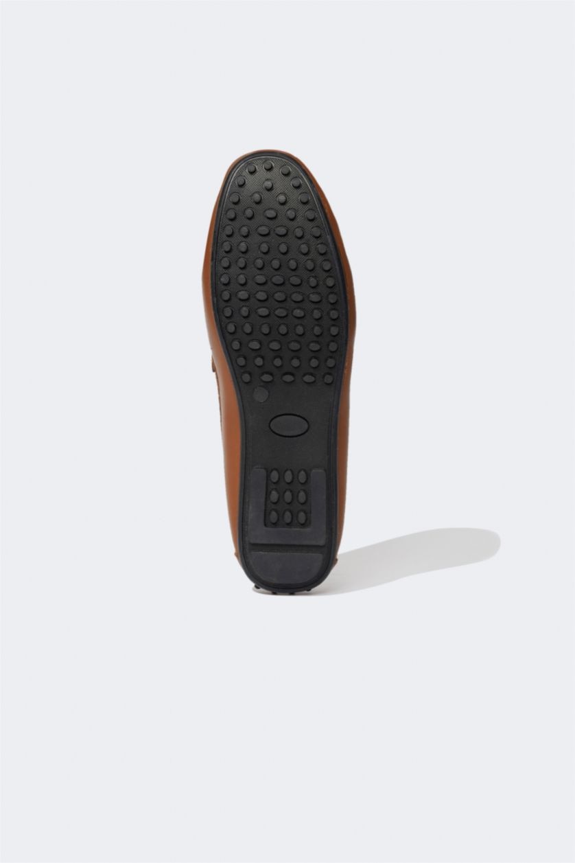 Erkek Kahve Erkek Deri Loafer Ayakkabı