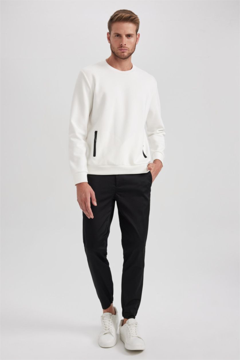 Ерлер қара джоггер пішімі мақта толығырақ Шалбар